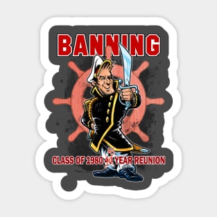 BANNING 40th Reunion Class Sticker